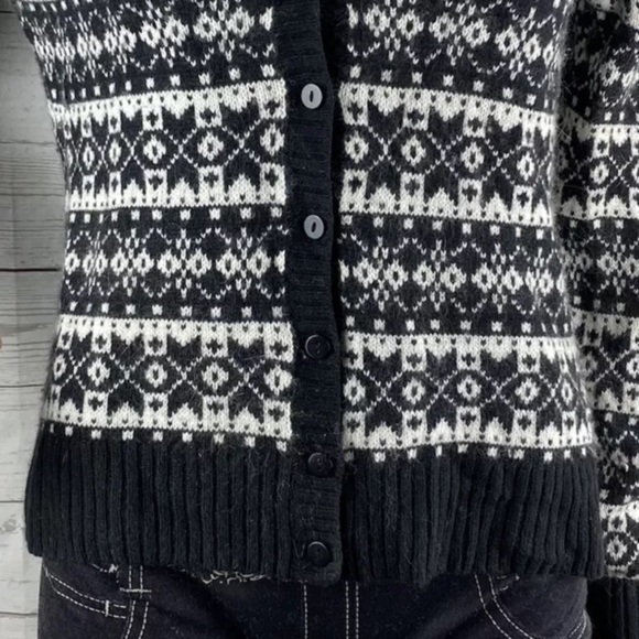 Talbots Cardigan Sweater 💕 Wool Blend Cashmere - Picture 8 of 12